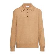 Wollen Polo Salvatore Ferragamo , Beige , Heren