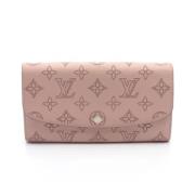 Pre-owned Leather wallets Louis Vuitton Vintage , Pink , Dames