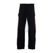 Blauwe Wollen Broek Maison Margiela , Blue , Heren