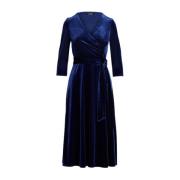 Jurken Blauw Ralph Lauren , Blue , Dames