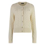 Wol en kasjmier vest Ralph Lauren , Beige , Dames