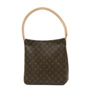 Pre-owned Fabric louis-vuitton-bags Louis Vuitton Vintage , Brown , Da...