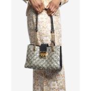 Pre-owned Canvas gucci-bags Gucci Vintage , Beige , Dames