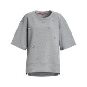 Glamoureuze Oversized Blouse Marina Rinaldi , Gray , Dames