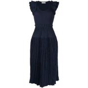 Blauwe Elegante Midi Jurk Ulla Johnson , Blue , Dames