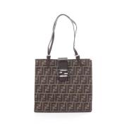 Pre-owned Leather fendi-bags Fendi Vintage , Brown , Dames