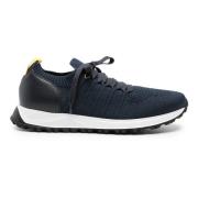 Blauwe Casual Trainers Sneakers Doucal's , Blue , Heren