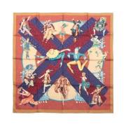 Pre-owned Silk scarves Hermès Vintage , Multicolor , Dames