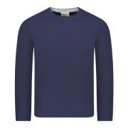 Lambswool Crewneck Sweater Woolrich , Blue , Heren