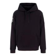 Zwarte hoodie trui lange mouw regular fit Emporio Armani EA7 , Black ,...