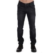 Grijze Slim Fit Denim Broek Costume National , Gray , Heren