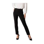 Klassieke Zwarte Broek met Zakken Sandro Ferrone , Black , Dames