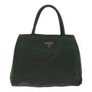 Pre-owned Fabric prada-bags Prada Vintage , Green , Dames