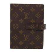 Pre-owned Canvas wallets Louis Vuitton Vintage , Brown , Dames