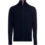 Blauwe Trui Hoge Hals Regular Fit Tommy Hilfiger , Blue , Heren