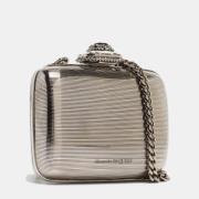 Pre-owned Metal clutches Alexander McQueen Pre-owned , Gray , Dames