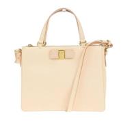 Pre-owned Leather handbags Salvatore Ferragamo Pre-owned , Pink , Dame...