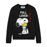 Nieuwe Crewneck Trui MC2 Saint Barth , Black , Dames