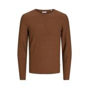 Essentials Cooper Gebreide Crew Neck Sweater Jack & Jones , Brown , He...