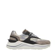 Ivoor Sneakers met Zilveren Details D.a.t.e. , Multicolor , Dames