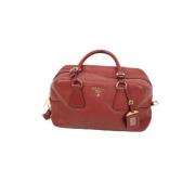 Pre-owned Leather prada-bags Prada Vintage , Pink , Dames