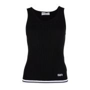 Casual Zwarte Tank Top Sonia Rykiel , Black , Dames