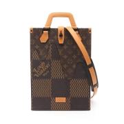 Pre-owned Canvas louis-vuitton-bags Louis Vuitton Vintage , Brown , Da...