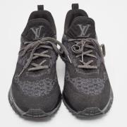 Pre-owned Leather sneakers Louis Vuitton Vintage , Black , Heren