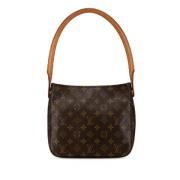 Pre-owned Canvas shoulder-bags Louis Vuitton Vintage , Brown , Dames