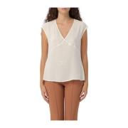 Stijlvolle Poly Chimono Top Liu Jo , White , Dames