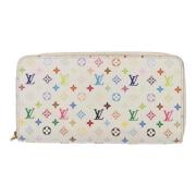 Pre-owned Canvas wallets Louis Vuitton Vintage , White , Dames