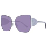 Paarse Vlinder Zonnebril Jimmy Choo , Purple , Dames