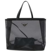 Pre-owned Leather prada-bags Prada Vintage , Black , Dames