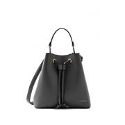 Zwarte Bucket Bag met Verstelbare Band Manila Grace , Black , Dames