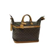 Pre-owned Canvas handbags Louis Vuitton Vintage , Brown , Dames