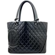 Pre-owned Fabric shoulder-bags Chanel Vintage , Black , Dames