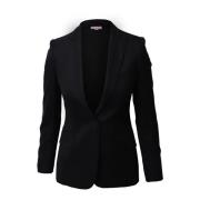 Luxe Zwarte Wol Blazer Jas Stella McCartney , Black , Dames