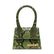 Mini Groene Snakeskin Tas Jacquemus , Green , Dames