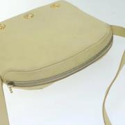 Pre-owned Leather shoulder-bags Salvatore Ferragamo Pre-owned , Beige ...