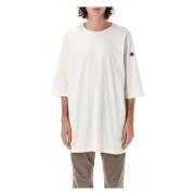 Witte Crewneck T-shirt & Polo Moncler , White , Heren