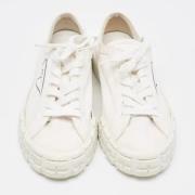 Pre-owned Canvas sneakers Prada Vintage , White , Dames