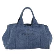 Pre-owned Fabric prada-bags Prada Vintage , Blue , Dames