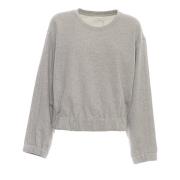 Grijze Melange Crew-Neck Sweatshirt Dries Van Noten , Gray , Dames