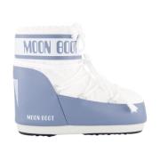 Lage Nylon Iconische Winterlaarzen Moon Boot , Blue , Dames