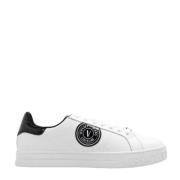 Witte Sneakers met Zijlogo Versace , White , Heren