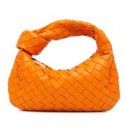 Pre-owned Leather handbags Bottega Veneta Vintage , Orange , Dames