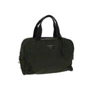 Pre-owned Nylon handbags Prada Vintage , Green , Dames