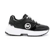 Casual Zwarte Trainers Michael Kors , Black , Dames