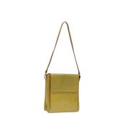 Pre-owned Leather louis-vuitton-bags Louis Vuitton Vintage , Green , D...