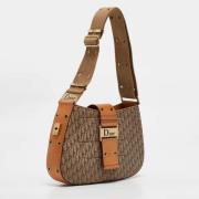 Pre-owned Canvas shoulder-bags Dior Vintage , Brown , Dames